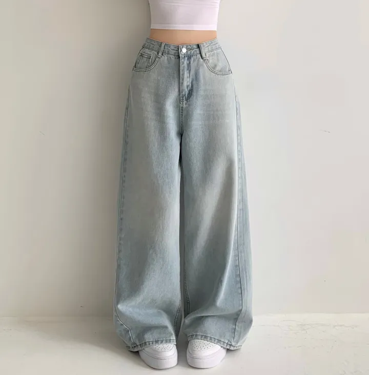 후기극찬🖤[사계절템/인생바지ᰔ] 세이브 데일리 빈티지 워싱 하이웨스트 로우 와이드 데님 팬츠 청바지 롱와이드 사계절팬츠 상세 이미지 13