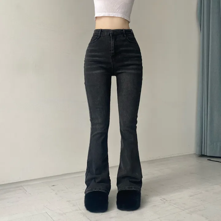 [인생팬츠/기장선택/~2XL] 빈티지 워싱 스판 하이웨스트 부츠컷 데님 롱 팬츠 - 6color 상세 이미지 68