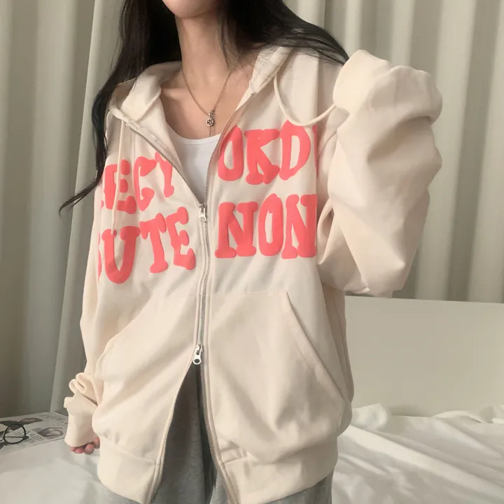 [기모추가!/만족도100%] 크루아상 발포 오버핏 레터링 후드집업,점퍼 - 4color 상세 이미지 46