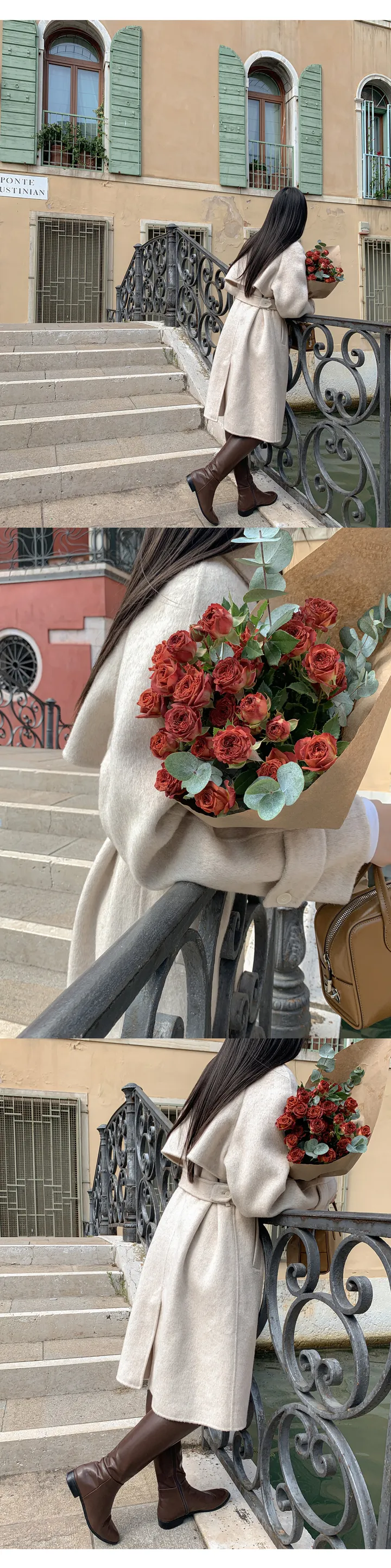 [자체제작/3천장돌파/S-L]마벨 프리미엄 히든단작 울 핸드메이드 하프 코트 상세 이미지 69