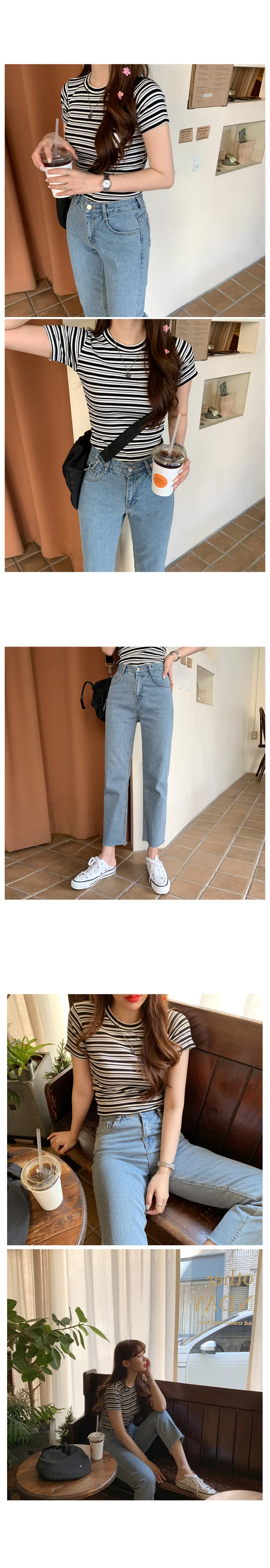 '당일발송'[landmade]인생핏키작녀썸머데님일자팬츠 (2color)'S-XL사이즈' 상세 이미지 26