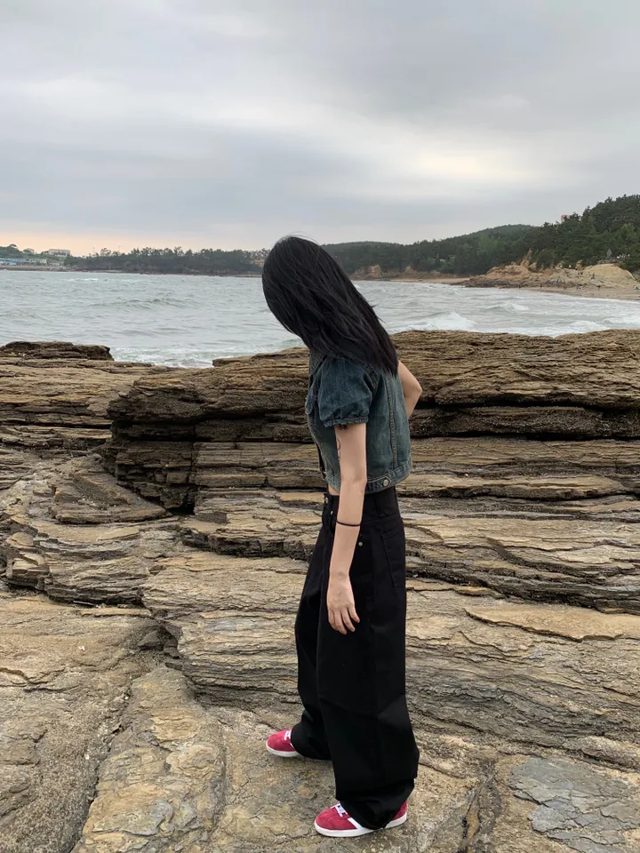 면 와이드 팬츠(2color) 상세 이미지 1