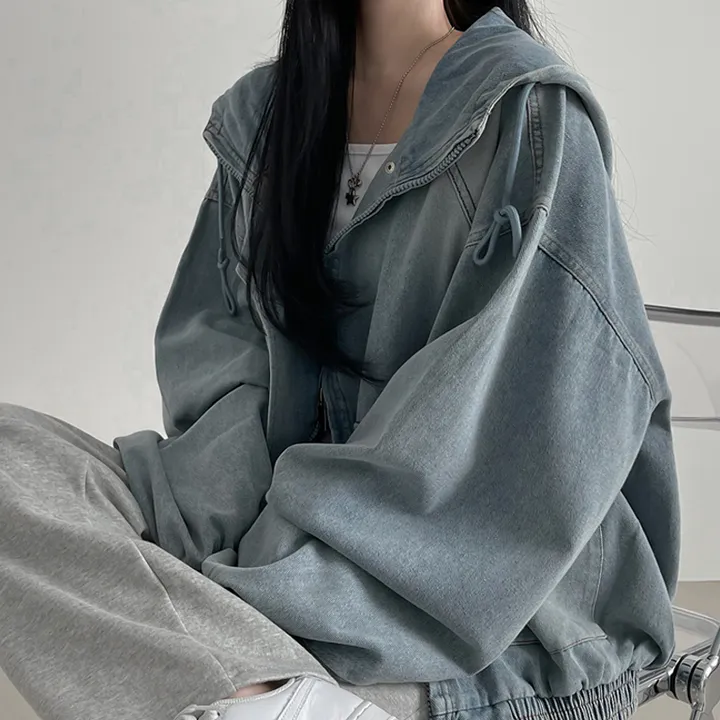 아방핏 데님 워싱 청자켓, 데님자켓 상세 이미지 1