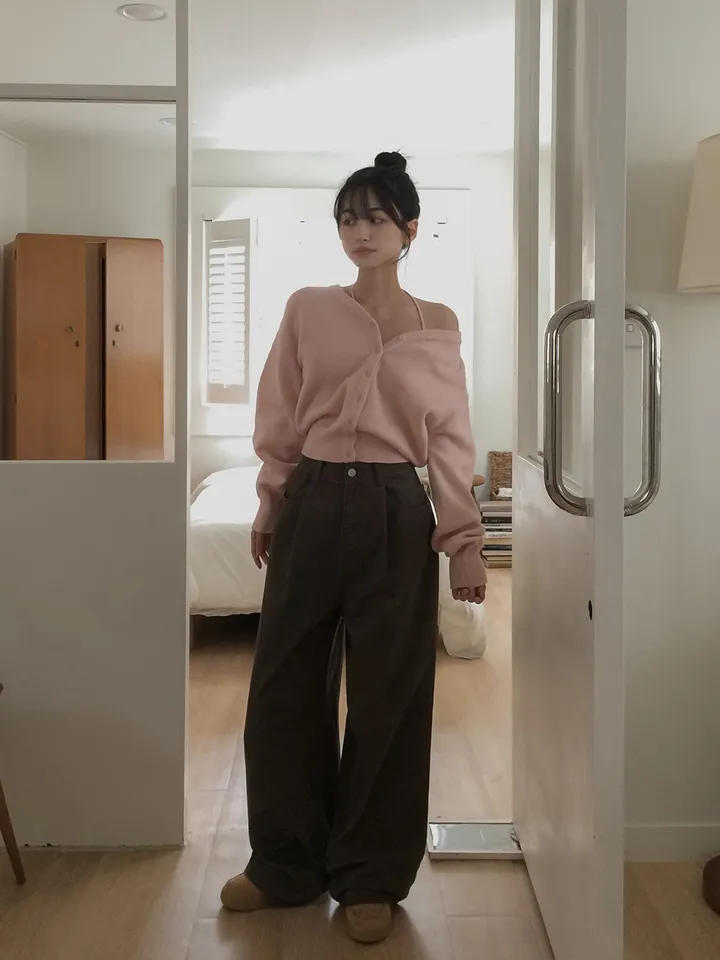 +영상[핏강추🤎] 틴츠 핀턱 코튼 와이드핏 롱 팬츠 3colors 상세 이미지 48