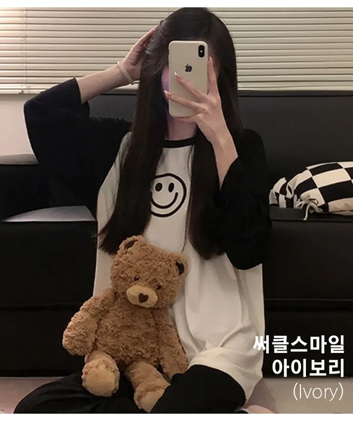 ❤️중독주의❤️여성 잠옷 상하의 세트 긴팔 파자마 홈웨어 실내복 봄 가을 여자 상의 하의 상세 이미지 18