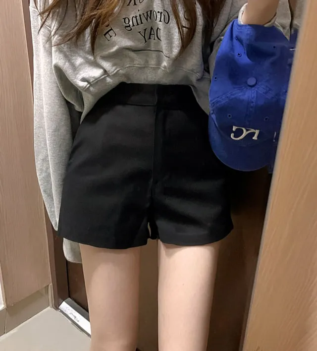 [기본깔끔핏] 코튼 면 스판 3부 숏팬츠 슬랙스 봄 여름 반바지 상세 이미지 8