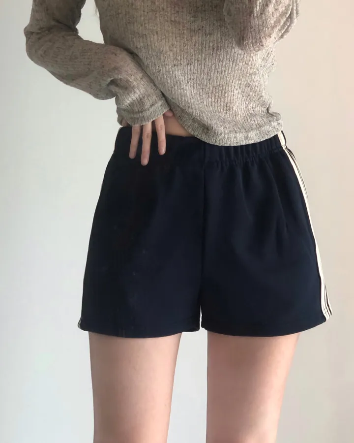 [재질 너무 좋아요] 포코 pt - 캐주얼 스포티 운동 트레이닝 홈웨어 밴딩 반바지 팬츠 상세 이미지 11