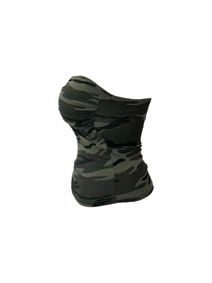 Camo military top skirt set 카모 밀리터리 탑 스커트 세트 상세 이미지 18