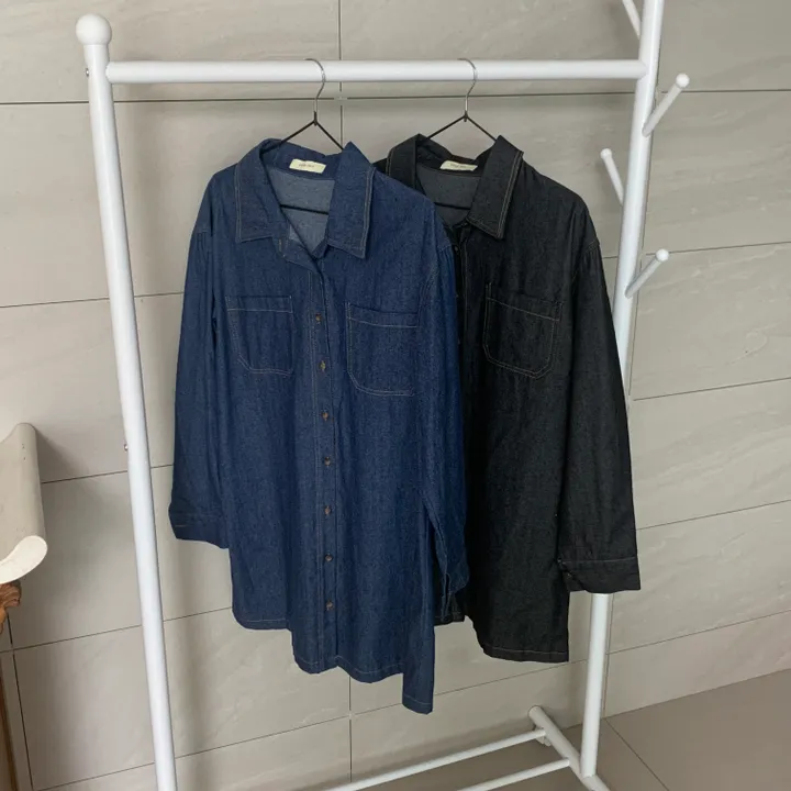 *関税・送料込み*【PATOU】コットンデニムミニシャツワンピース 関税送料込【PATOU】デニムミニワンピース (PATOU/ワンピース
