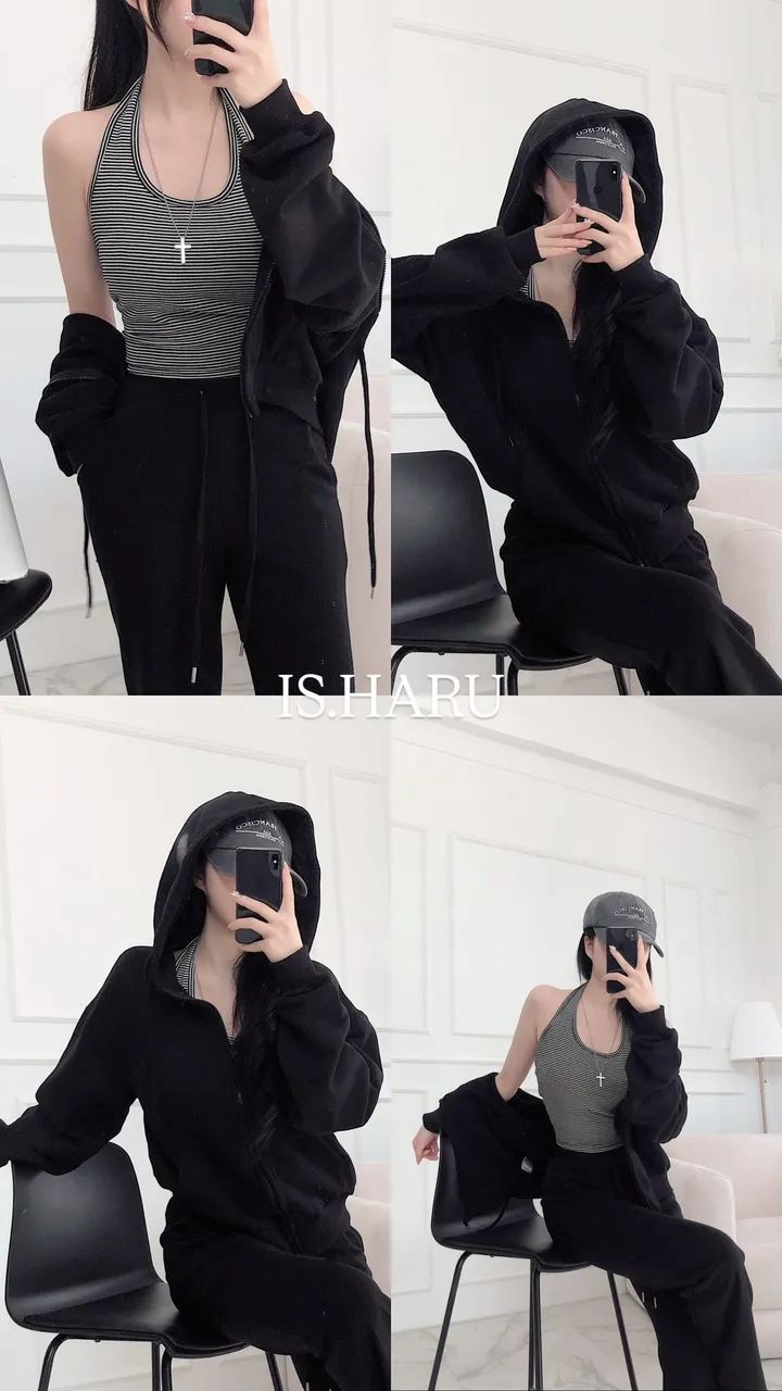 [ 기본,롱 - 기장선택!] 12color, 투웨이 아방 양지퍼 루즈핏 긴팔 후드 집업 jk-0253 상세 이미지 11
