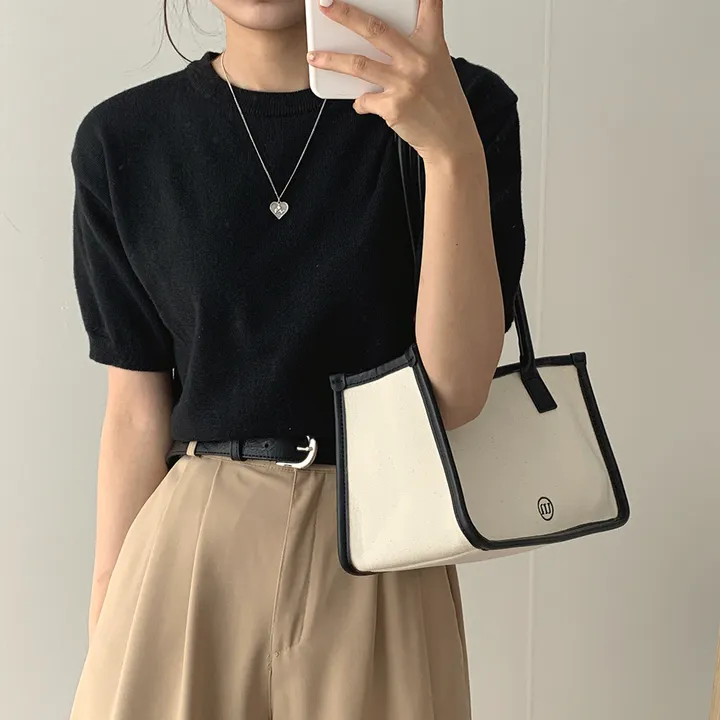 [ 샥출발*.* 데일리/9colors] 프루츠 라운드 반팔 니트 상세 이미지 30