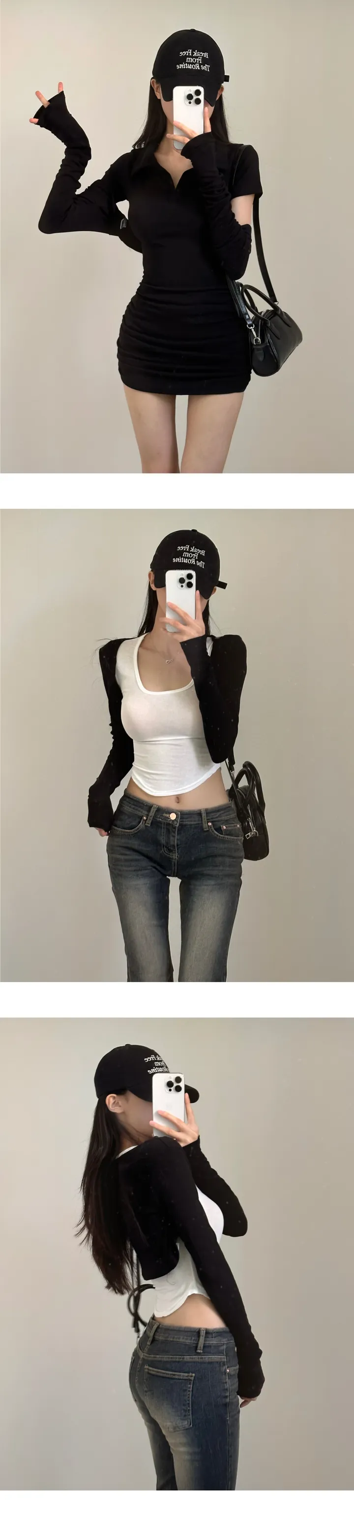 당일🚀( 여름용 ) [ MADE: 2개 묶음할인 ] 라잇 크롭 볼레로 가디건 상세 이미지 13