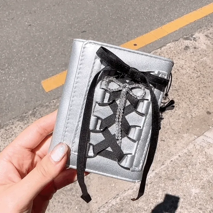 🩰당일출고🩰 발레코어 지갑 리본지갑 여리여리 코르셋반지갑 공주지갑 실물깡패 상세 이미지 15