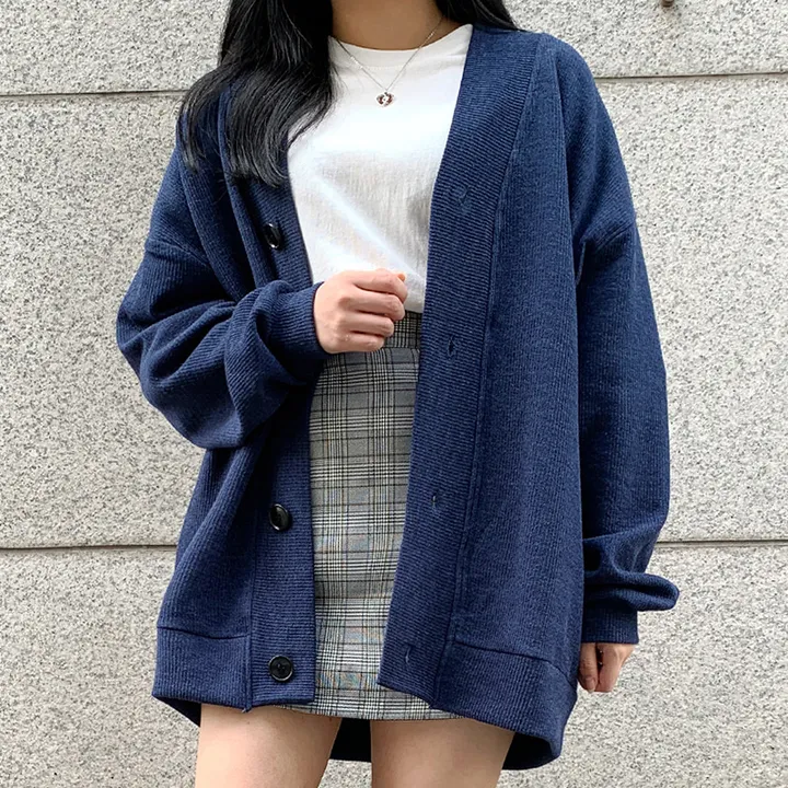 🌸봄신상/오버핏🌸 베스트 가디건 모음전 ✔ 오버핏가디건 니트가디건 학생가디건 교복가디건 스쿨룩가디건 캐릭터 빅사이즈 아우터  봄 봄옷 봄가디건 크롭가디건 롱가디건 봄아우터 상세 이미지 44