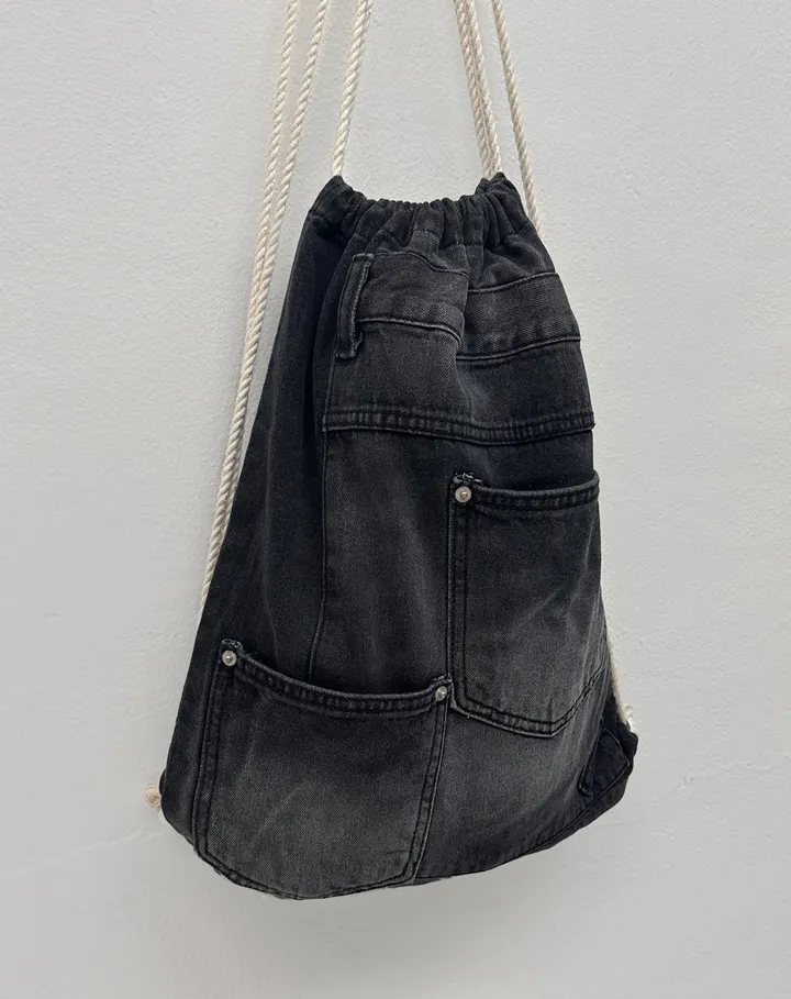 (주문폭주/당일출고) 데님 짐색 / COTI DENIM GYM SACK 상세 이미지 19