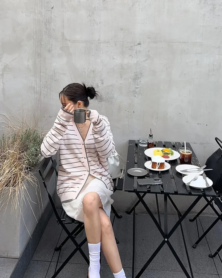 [제니가디건/폭주/]  '샤샤 스트라이프 가디건' (2color) /섹시,캐쥬얼,꾸안꾸, 주문폭주 상세 이미지 17