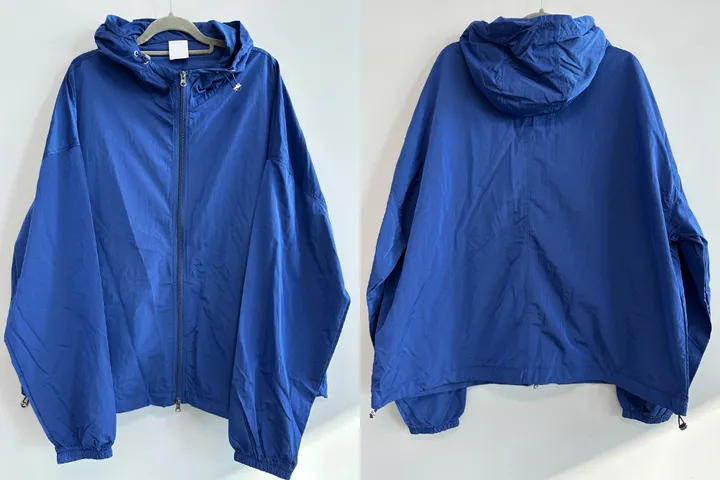 [재진행/UNISEX]고프 후드 루디 컬러 힙 윈드 집업 점퍼(chacoal,wine,blue) 상세 이미지 33