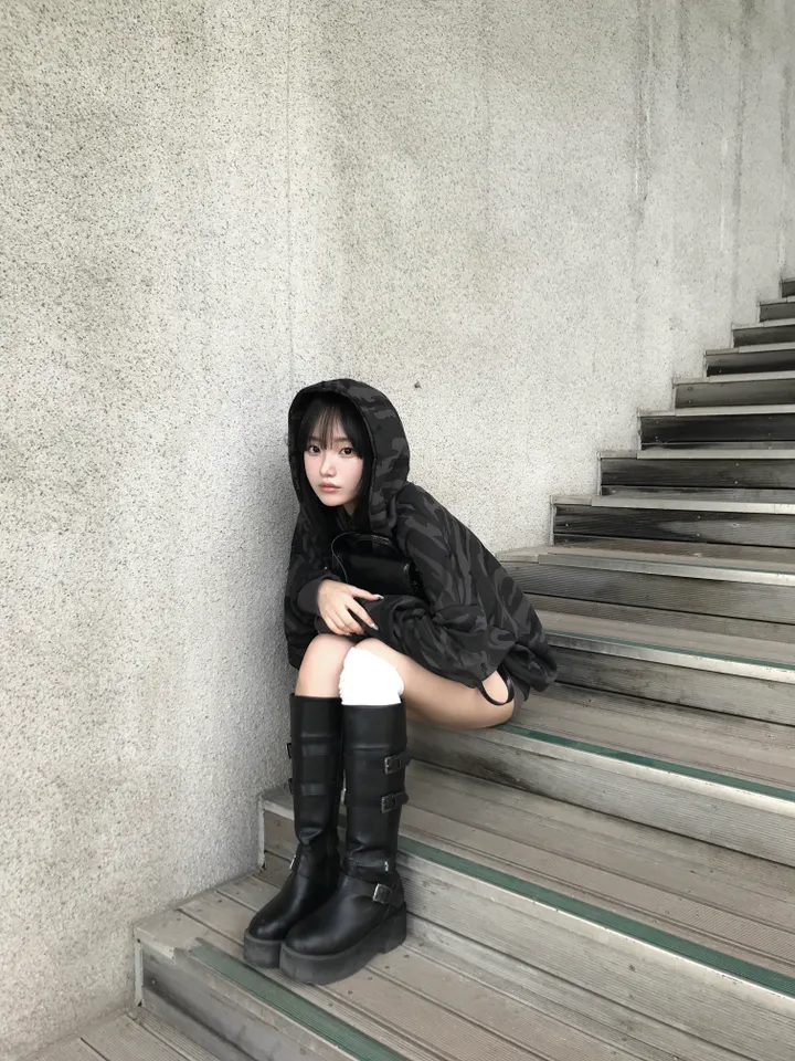 MILITARY CAMO HOOD (기모원단 추가) 상세 이미지 7