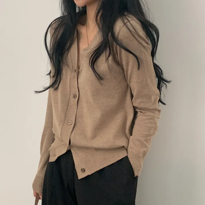 [간절기신상] 가을을 준비하는, 브이넥 니트가디건;5col 상세 이미지 47