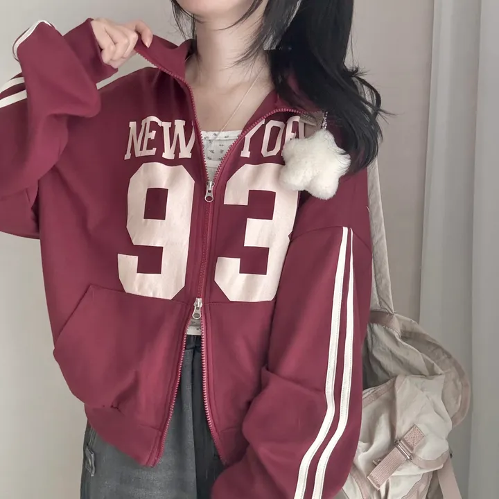 [아방*-*/교복템!] 교복 위에 툭! 93 투웨이 블록코어 두줄라인 오버핏 가을 집업 상세 이미지 31