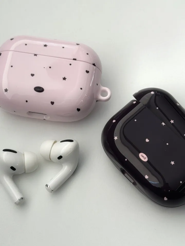 🍓berry choco airpod hard case 베리 초코 파스텔톤 에어팟 케이스 온일 제작 상세 이미지 2