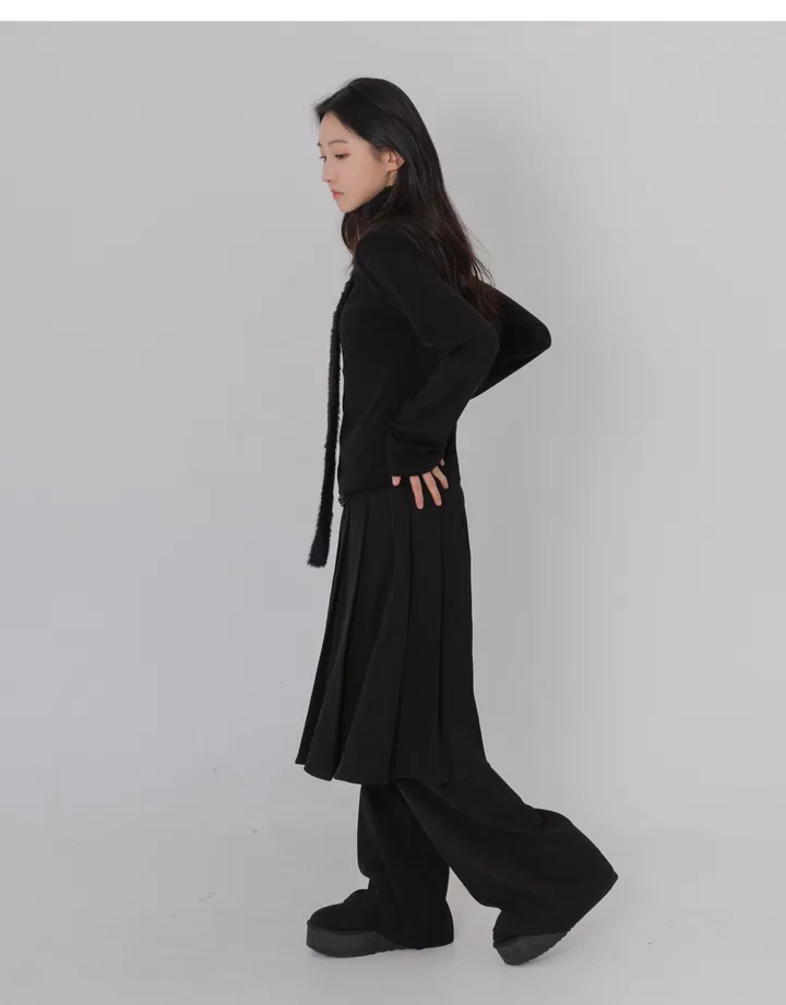 클로즈 단가라 레이어드가디건(2colors) 레이어드티 상세 이미지 11