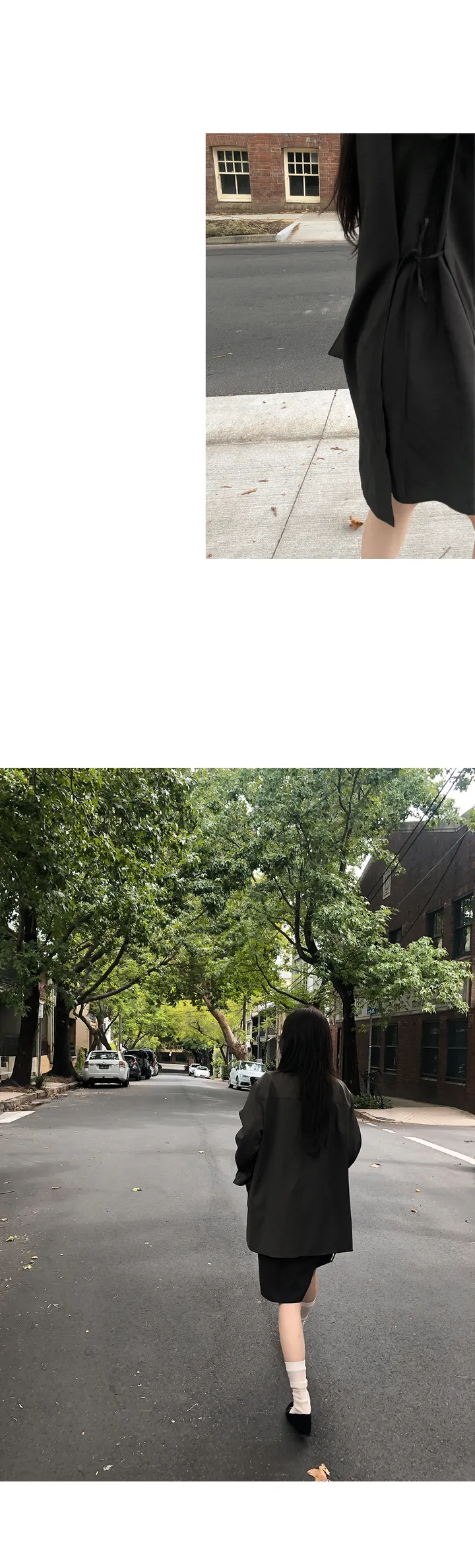 [✨웰메이드/무채색] 낫베이직 하프 트렌치코트 - 2 color (SLOWMADE/자체제작/소장가치/탄탄핏/세미루즈핏/디테일) 상세 이미지 24