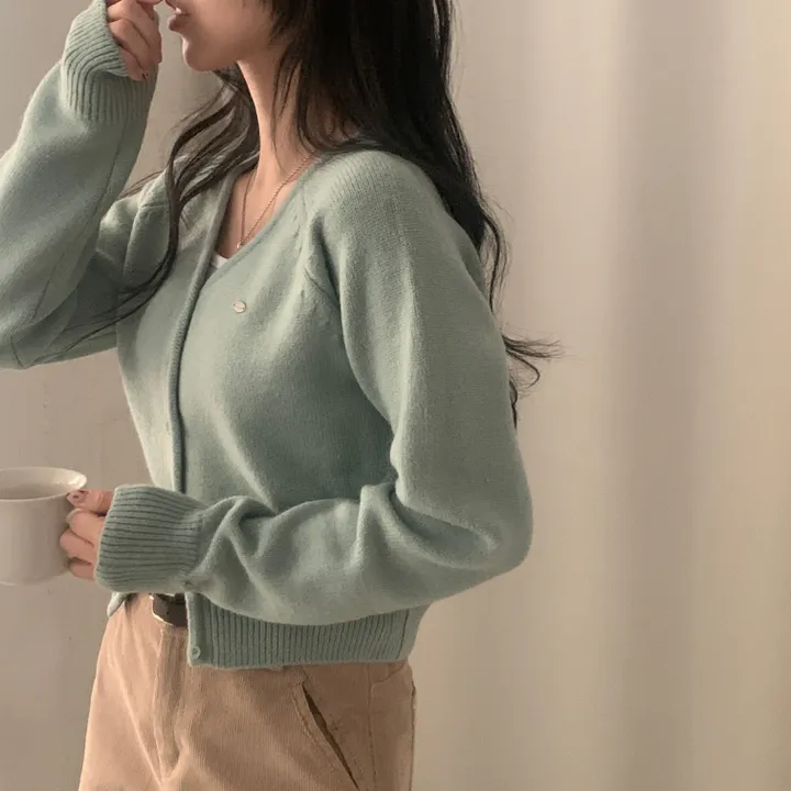 [스탠다드핏/데일리🤎] 리너스 실버 펜던트 나그랑 브이넥 니트가디건 - 6color 상세 이미지 39