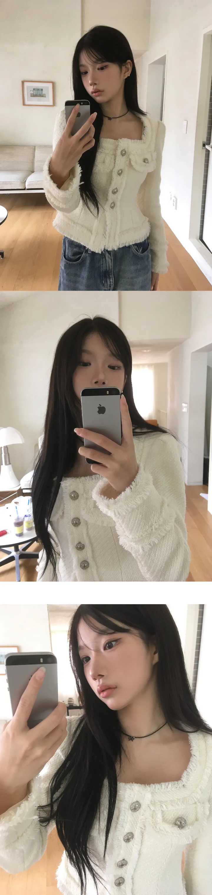 [요청업로드🎀] 비즈 리본 목걸이 상세 이미지 11