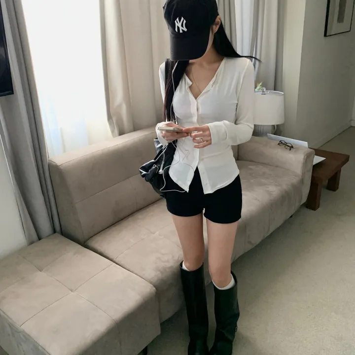 [몸매보정✨] 슬림 메이드 셔츠 봄 여름 데일리 가디건 상세 이미지 20