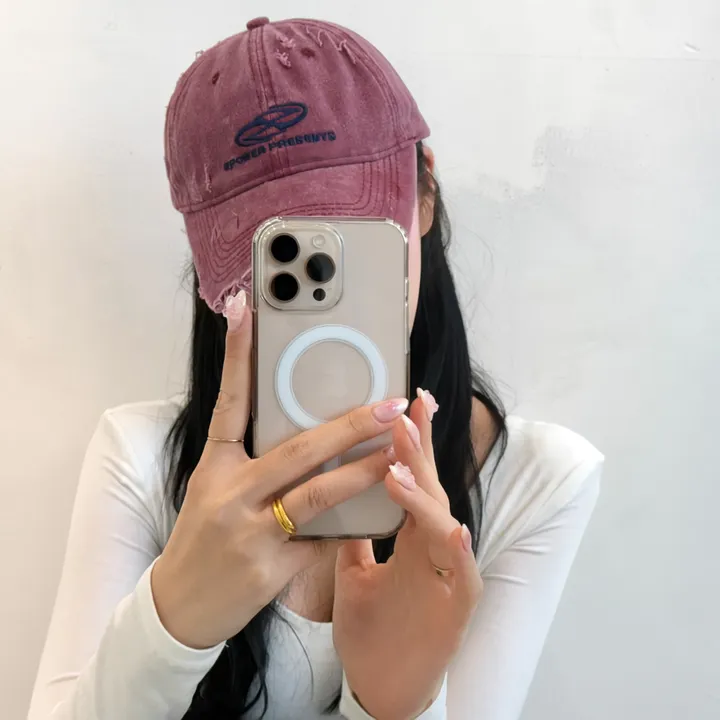 [🧢+팔찌+안경+캡가드증정❤/묶음할인✨] 캐피튜드 빈티지 리퍼 이파워 프리젠츠 볼캡 - 연예인핏 데일리 남녀공용 소두핏 레트로 소두핏 대두커버 연예인 아이돌 사계절 커플 모자 상세 이미지 158