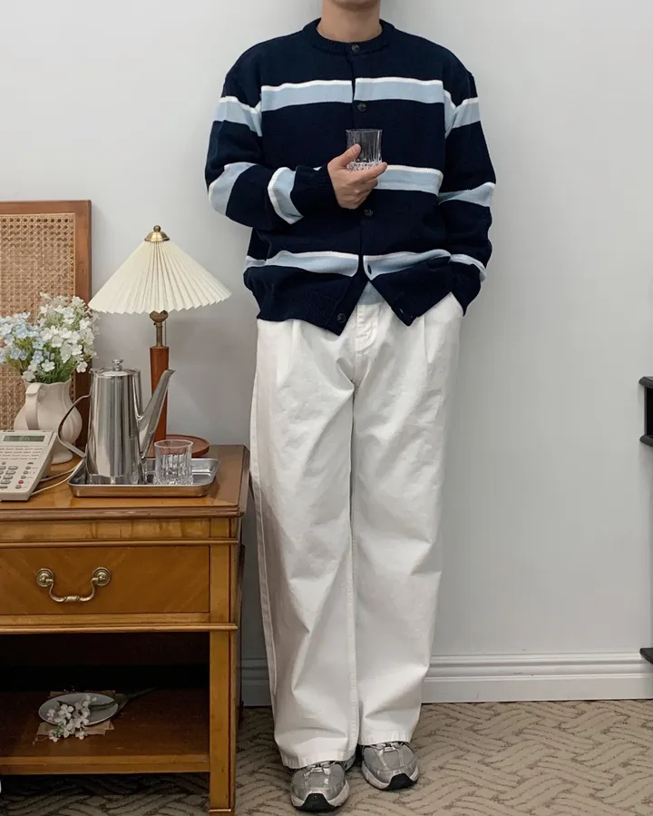 커플룩,시밀러룩베리 단가라 커플가디건 스트라이프 라운드가디건 시밀러룩 봄 꽃놀이 벚꽃 상세 이미지 36