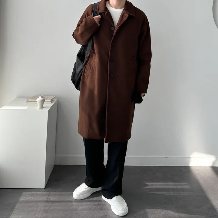 오버핏 발마칸 코트 미니멀 빅사이즈 아우터 오버핏발마칸코트 상세 이미지 11