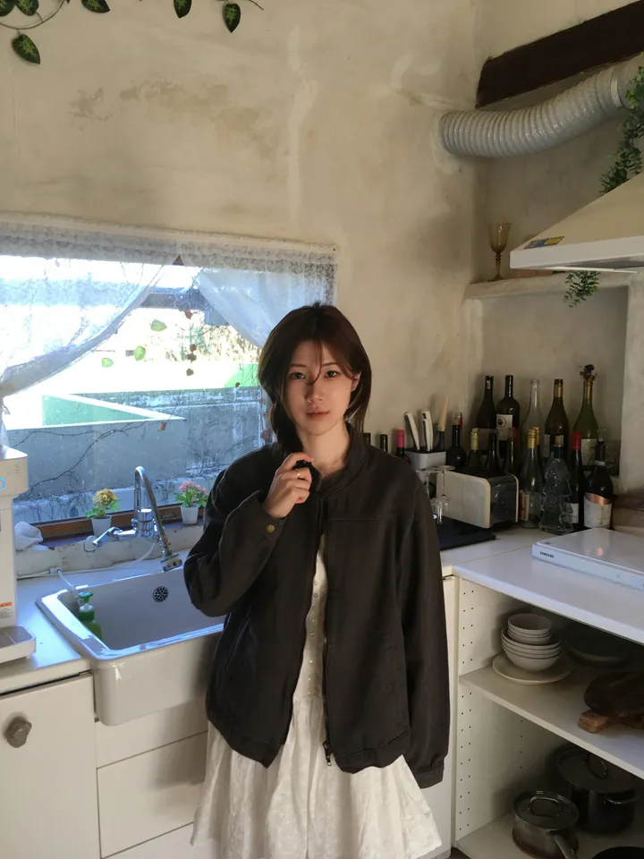 [봄신상💐](2colors/주문폭주🎉/투웨이) 빈티지 블루종 코튼 면 라이더 점퍼 자켓 jk 상세 이미지 79