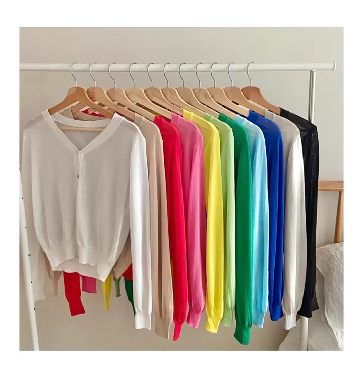 브이넥 긴팔가디건 11color 상세 이미지 51