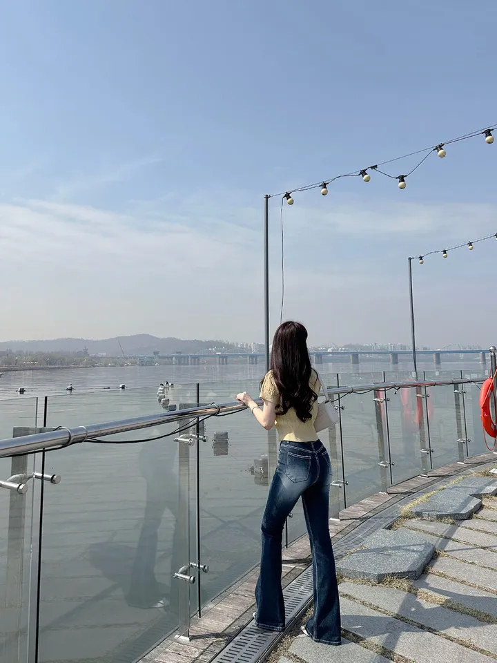 [자체제작/허리쏘옥/히든밴딩/기본,롱ver] -3kg 몸매 보정 워싱 롱 부츠컷 데님 청바지 롱팬츠 상세 이미지 46