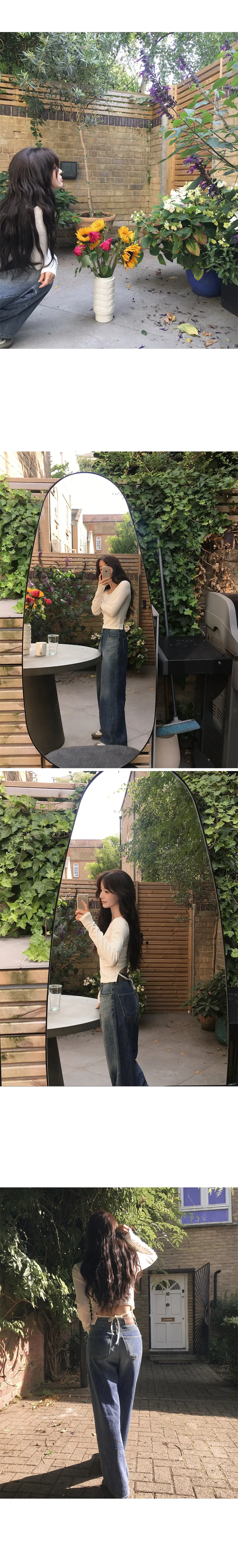 [🤎후들핏/빈티지데님] 모어와이드 에어소프트 데님팬츠 (+베이직/롱ver) - 4 size (SLOWMADE/자체제작/키작녀/키큰녀/고퀄리티/디테일/와이드팬츠/기본템/웰메이드) 상세 이미지 20