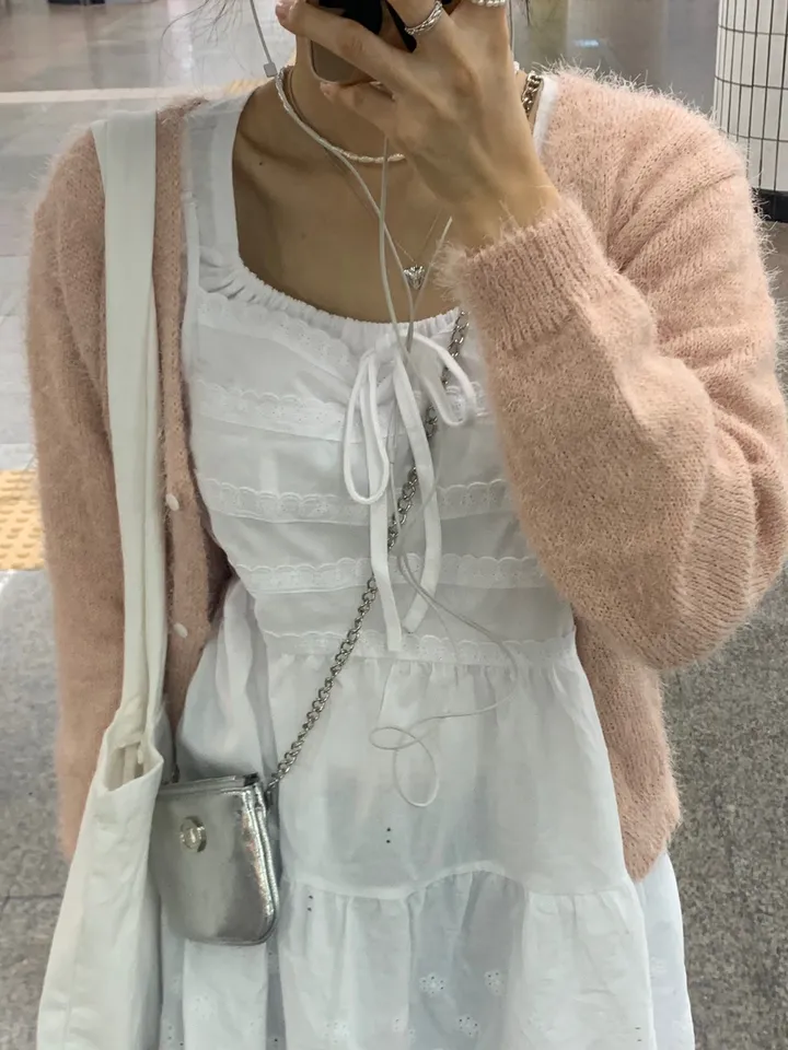 당일발송 !![솔잎🌿/모델추천] 솔잎 포근 투버튼 긴팔 가디건 (4color) 상세 이미지 30