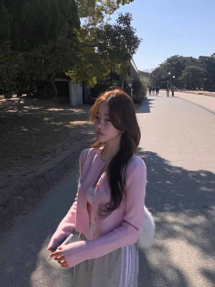 [베이비색감💌/고퀄원단] 앙고라 봄 새미크롭 가디건-4col 상세 이미지 20