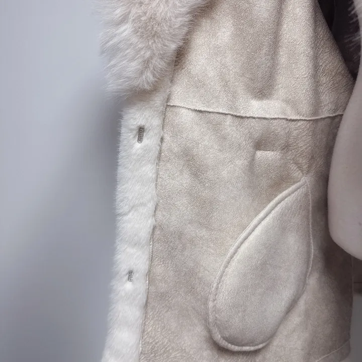 [BEST/최저가] *진짜예뻐요* 밍크 카라 퍼 하프코트 벨트 세트 4color/ 고퀄 실물보장 완전강추 클로징가능 상세 이미지 14