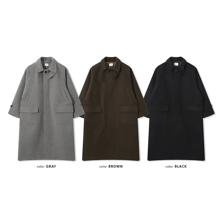 [울10%/오버핏!] 래글런 발마칸 맥시 오버 롱 코트 - 3color 상세 이미지 33