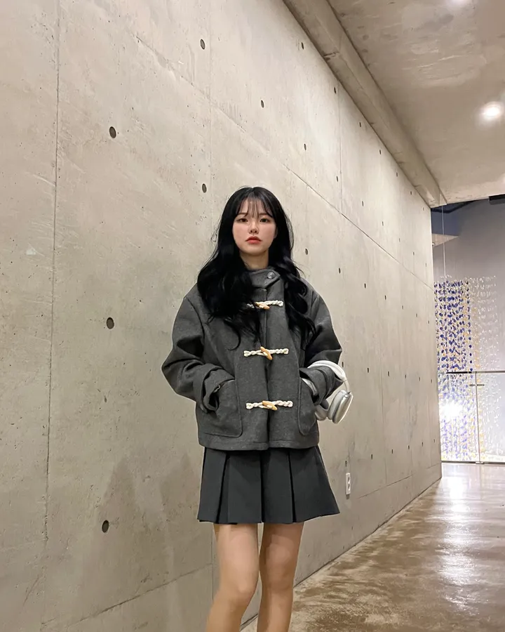 (하프버전출시)후드 떡볶이 숏 코트 자켓 누빔안감 상세 이미지 16