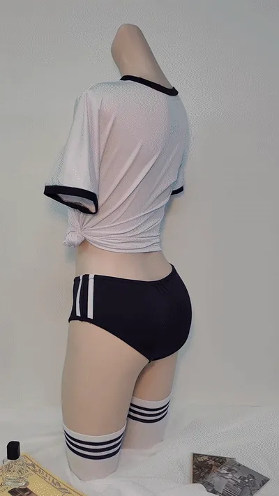 신상품 업뎃❤️당일출고🚀 체육놀이 3종 풀세트 일본 미소녀 코스프레 이벤트속옷 체육 코스튬 섹시속옷 허니문 남자친구 남편 기념일 생일 신혼여행 잠옷 상세 이미지 6