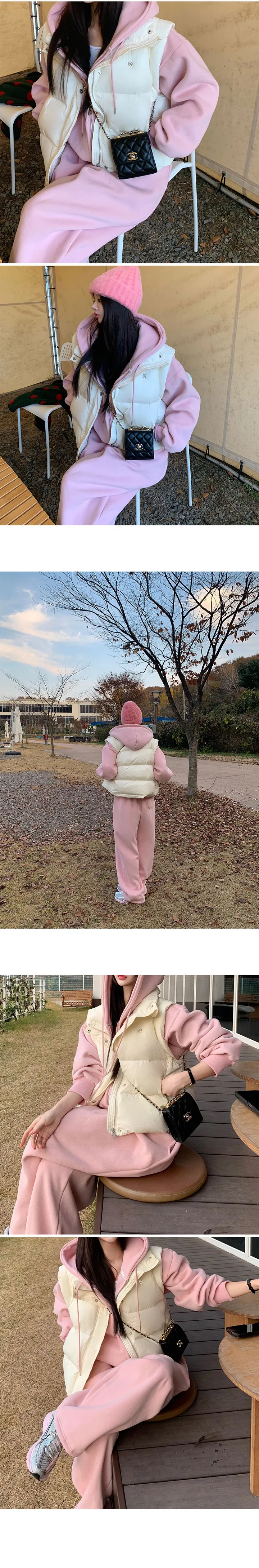 [초봄까지!][양기모*퀄보장] made 베어 루즈핏 양기모 트레이닝 세트 후드집업 와이드팬츠 기모트레이닝 봄겨울추리닝 양기모추리닝 상세 이미지 17