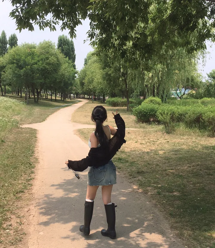 [은은한비침✨/핏보장템!] 시스루 살안타템 린넨 여리 단추 루즈 크롭 가디건 상세 이미지 13