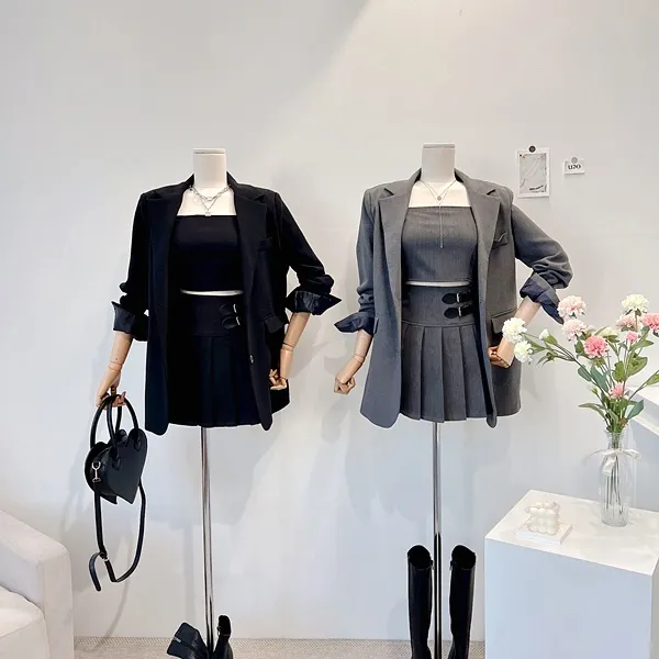 💙당일발송💙*자체제작* 뒷태여신 테일러드카라 대디자켓 버튼자켓 단추자켓 백트임 백버튼 뒷트임 오버핏자켓 슬림자켓 무지자켓 긴팔자켓 하프자켓 숏자켓 롱자켓 봄자켓 봄아우터 하객룩 상세 이미지 8