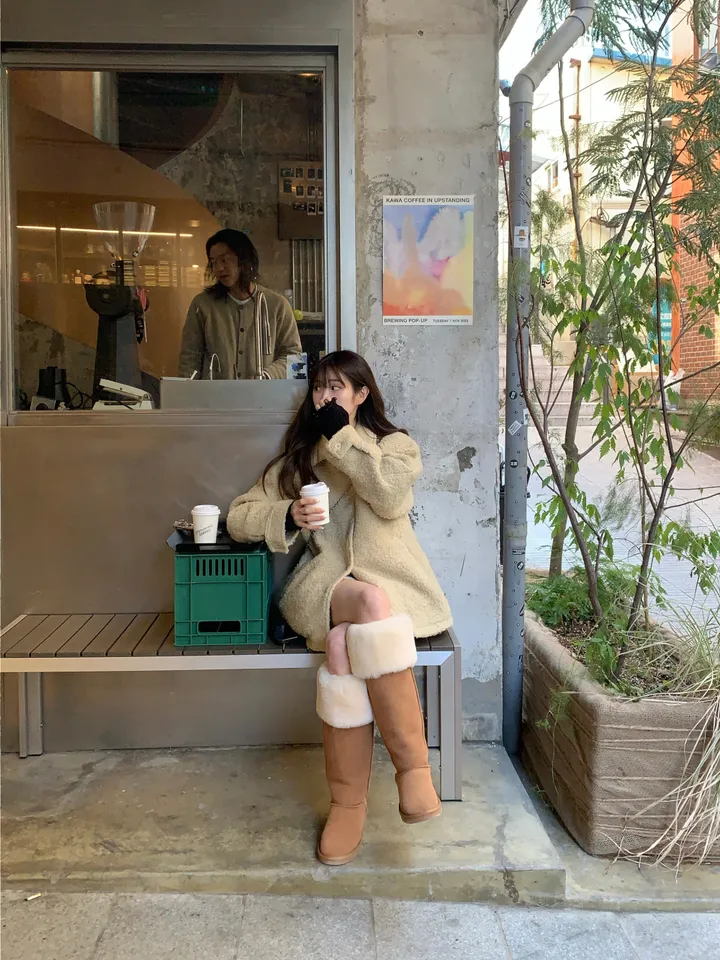 [울 70%] 퐁퐁부클울하프코트 상세 이미지 62
