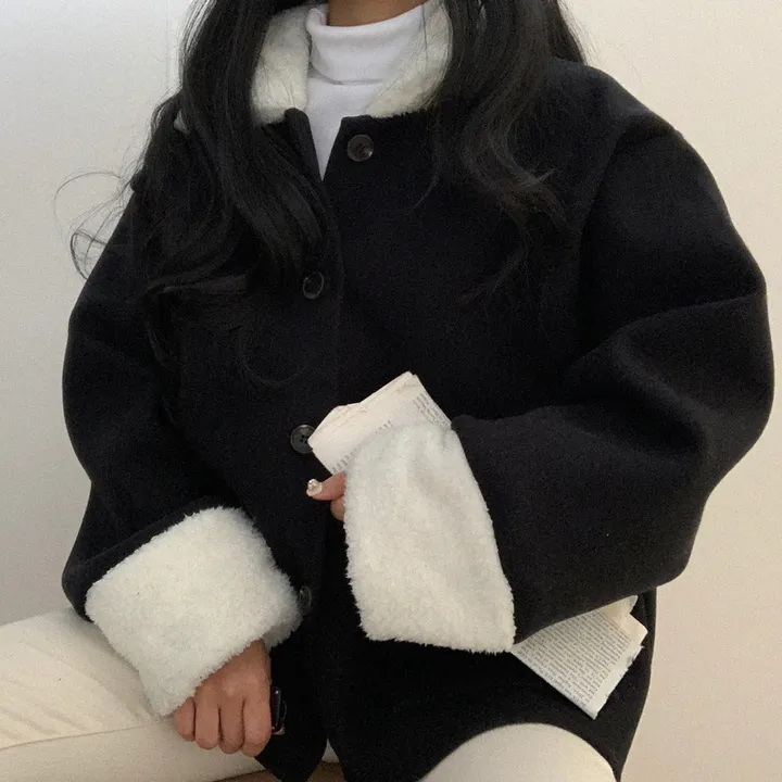 [가격실화?!] 겨울 몽글몽글한 모직 자켓 상세 이미지 9