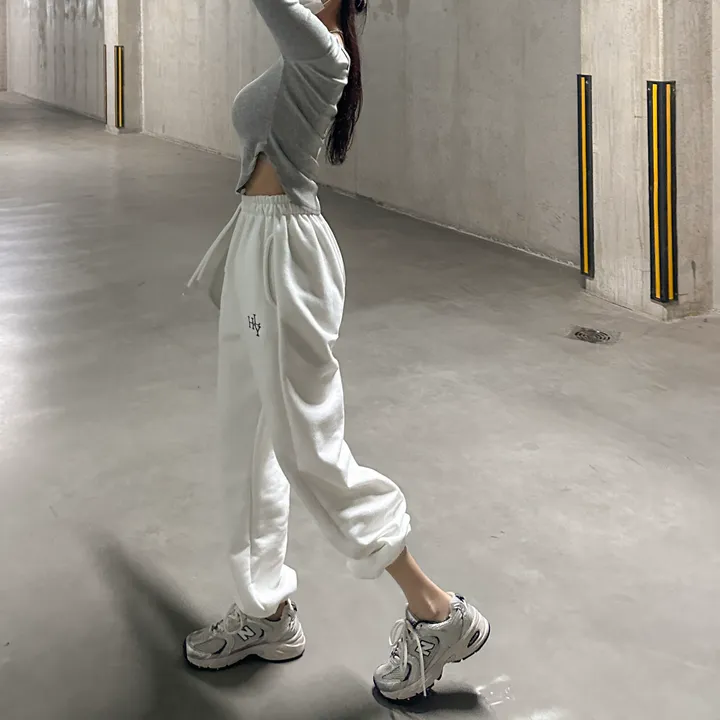 [8color/MADE] 하이퀄리티 웨하스 탄탄 와이드 조거팬츠 봄트레이닝 상세 이미지 35