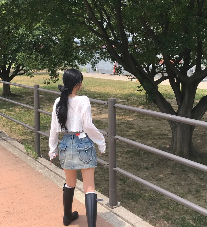 [은은한비침✨/핏보장템!] 시스루 살안타템 린넨 여리 단추 루즈 크롭 가디건 상세 이미지 9